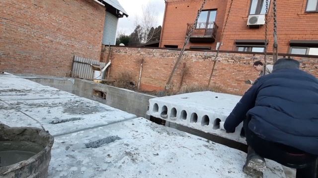 плиты перекрытия своими руками/на фундамент.цокольный этаж.slab Overlap.concrete Slabs/house Builde