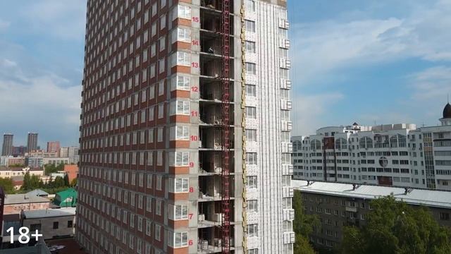 ⭐"IQ Aparts" Новосибирск - Ход стротельства (конец мая) смотреть онлайн