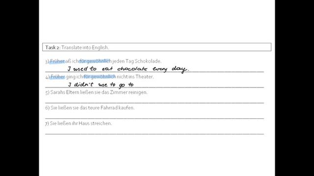 solutions (passive construction | used to | German "lassen" | conditional sentences) смотреть онлайн