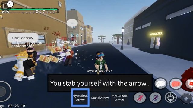(Roblox YBA) How it's feels like to use Stand arrow смотреть онлайн