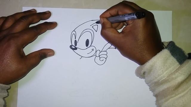 How to draw sonic the hedgehog - Drawing sonic the hedgehog (2020) sonic the movie смотреть онлайн