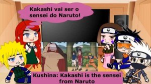 Team Minato React to Naruto || Time Minato + Kushina React ao Naruto || Top Animes || gacha club