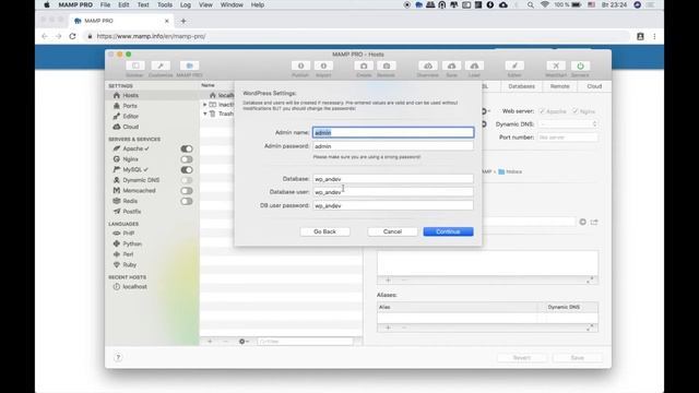 Локальный WordPress на Mac OS с MAMP PRO смотреть онлайн