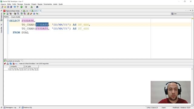 Funções no Oracle - TO_CHAR datas completas смотреть онлайн