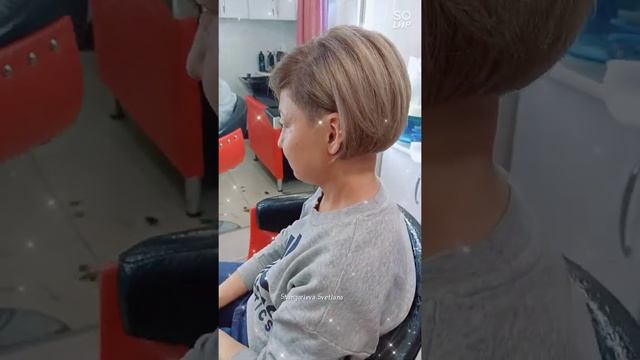 Стрижка Каре с выбритым виском. Костанай смотреть онлайн