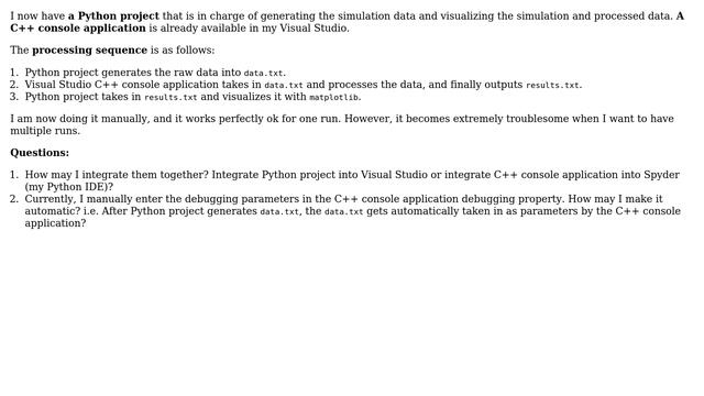 Software Engineering: Integrate a Python Project with a Visual Studio C++ Console Application? смотреть онлайн