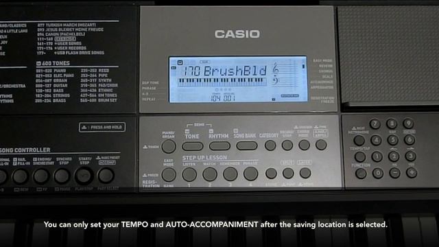 Casio CT-X800 #4.1 Midi Recorder - Single Track смотреть онлайн