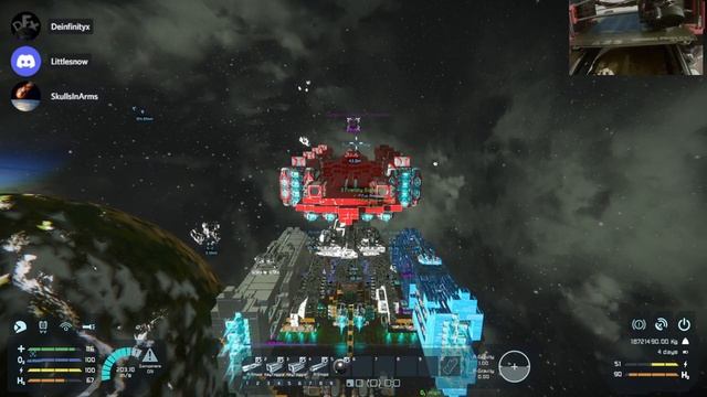 Space Engineers Stream 16 Go Go Moothership, a power rangers upgrade смотреть онлайн