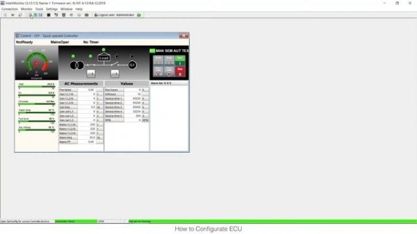 How to configure ECU in the ComAp InteliGen/InteliSys NT controller