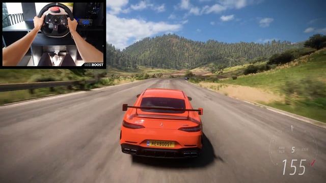 900HP Mercedes AMG GT 4-Door Coupe - Forza Horizon 5 | Logitech g920 Steering wheel 4K Gameplay смотреть онлайн