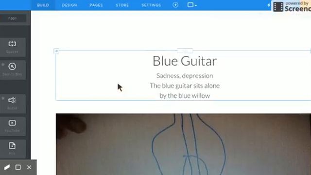 Blue Guitar Poem смотреть онлайн
