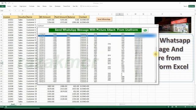 How to Send WhatsApp Message From Userform Excel VBA смотреть онлайн