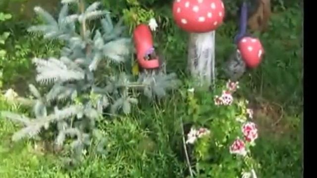 Изумительные поделки для дачного участка смотреть онлайн