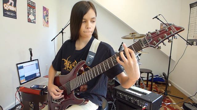 CATTLE DECAPITATION - "The Carbon Stampede" Guitar Cover (w/ tab) смотреть онлайн