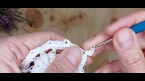 МАЛЕНЬКАЯ салфетка КРЮЧКОМ / small crochet doily (5-8 ряд)