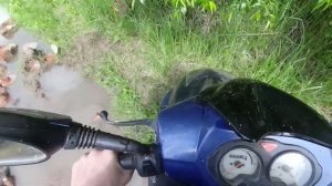 Оффроад на скутере, покатушки.