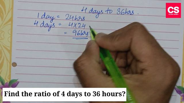 Find The Ratio Of 4 Days To 36 Hours?-Class Series смотреть онлайн