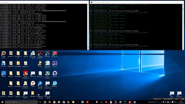 Майнер Claymore's v5.0 AMD GPU.Майнер NiceHash Equihash Miner v0.4b CPU. смотреть онлайн