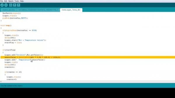 Export data from Arduino to Excel sheet - Data Logger Shield Tutorial
