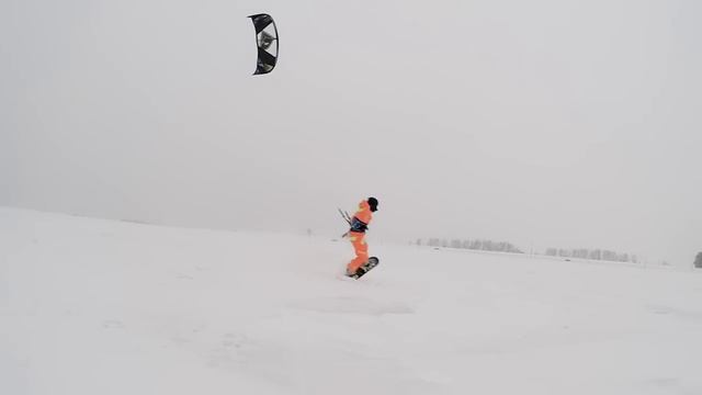 Сноукайтинг в сумерках и ночью смотреть онлайн