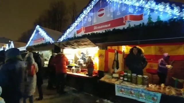 Санкт Петербургская Рождественская Ярмарка Декабрь 2018 смотреть онлайн