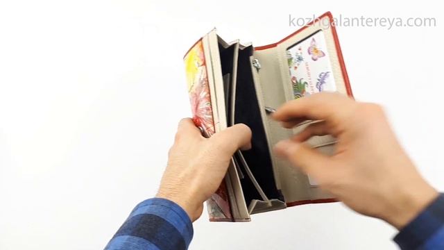 ⭐Большой женский кожаный кошелек ⭐ Sergio Valentini СВ 8003-002 смотреть онлайн