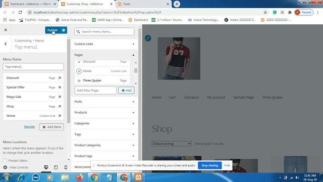 How to add menu items in your WordPress website. смотреть онлайн