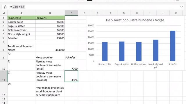 Hvordan bruke Excel til å løse oppgaver med statistikk (Ipad) смотреть онлайн