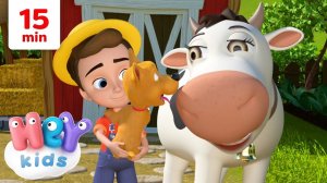 A Vaca Laura e Mais! | Canção Animal | Música Infantil - HeyKids Português