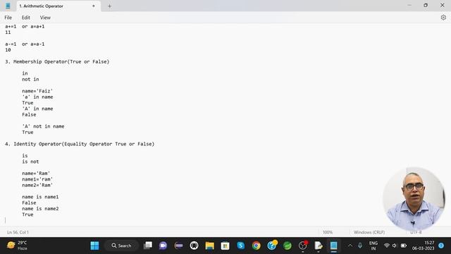 Operators in Python by Tanay Sir (Tutorial-5) | Learn Python - CodeSquadz смотреть онлайн