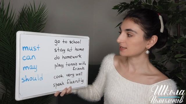 Must, May, Can, Should / Модальные Глаголы / Школа Полиглотов смотреть онлайн