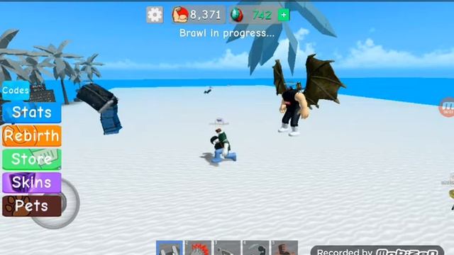 Играю в роблокс симулятор качка 3 Рикорд 10 отжиманий смотреть онлайн