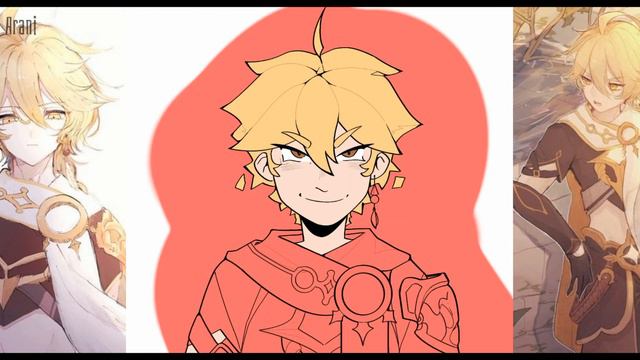 Speedpaint || Genshin Impact - Aether || Ibis Paint смотреть онлайн