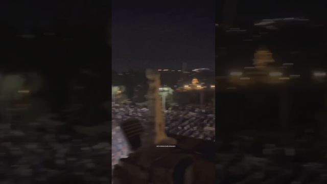 280 000 мусульман в Аль-Акса читают Таравих-Намаз | Пусть Аллах примет! смотреть онлайн