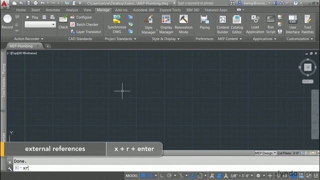 AutoCAD MEP Tutorial - Setting up a plumbing drawing смотреть онлайн