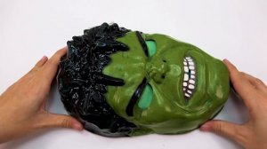 ДЛЯ МАЛЫШЕЙ ! l Вырезка маски радужного Халка из кинетического песка ASMR