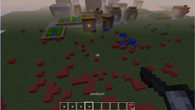 пушка TNT и шерстянной дробовик (обзор мода майнкрафта 1 7 2) смотреть онлайн