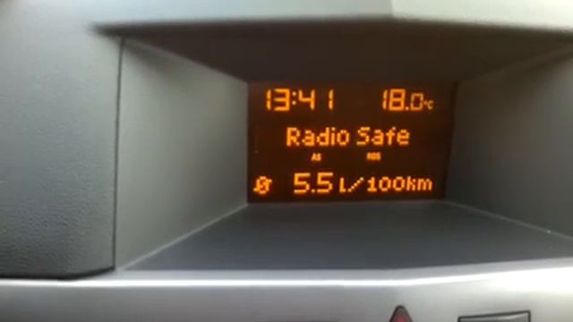 Cd30mp3 radio safe y display safe en opel astra смотреть онлайн