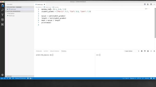 [ Python Mega Course ] video 12 Dictionary Types смотреть онлайн