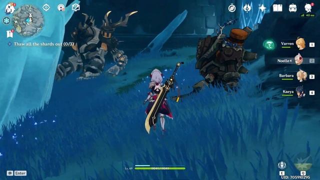 Dragonspine Frost Totems Circle Puzzle Solution Genshin Impact (Thaw all the shards out 1/3) смотреть онлайн