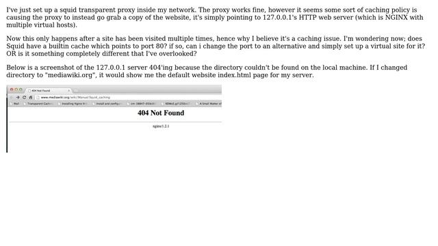 Squid proxy loading from the localhost web server смотреть онлайн