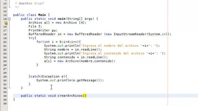 Tutorial 21 Java Parte 1 - Ejercicios, Crear Archivos con Vector de Objetos смотреть онлайн