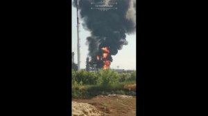 Новошахтинский НПЗ. Атака украинским БПЛА. Ростовская область. Украинский беспилотник камикадзе PD-1