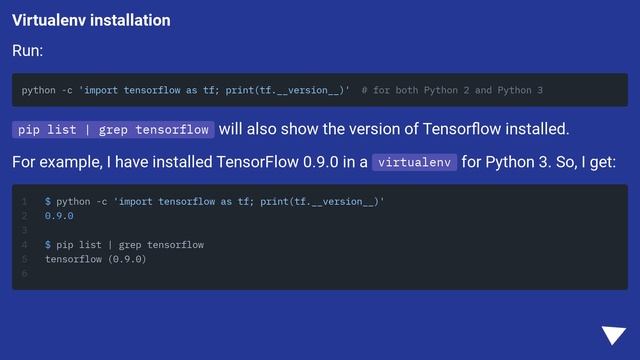How to find which version of TensorFlow is installed in my system? смотреть онлайн
