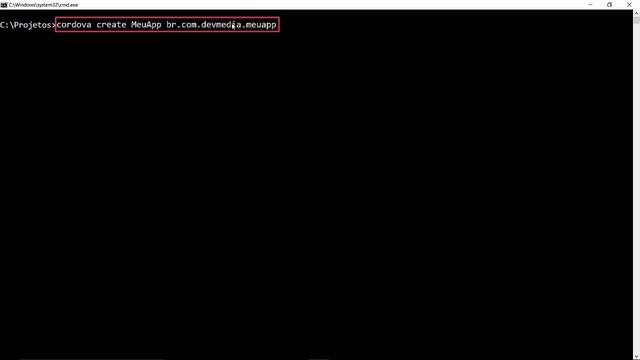 Cordova: Comando cordova create смотреть онлайн