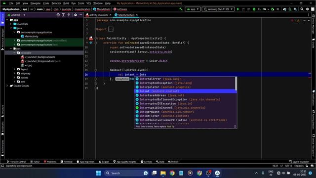 Splash Screen In Android Studio Kotlin | App Startup Screen In Android Studio Kotlin | App Open смотреть онлайн
