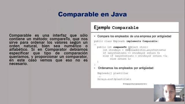 Exposición Temas: Sobrecarga de EQUALS, Implementación de Comparable y Comparador Externo. смотреть онлайн