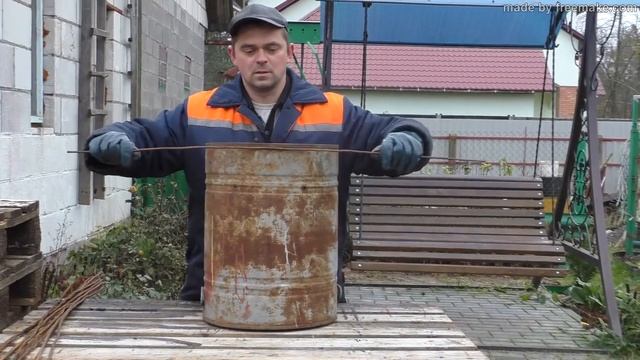Гибка металлических дуг для укрытия винограда. смотреть онлайн