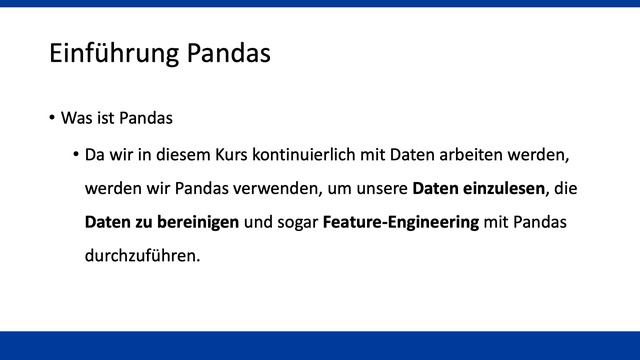 Pandas Crashkurs in Python Einführung und Grundlagen Video 1/8 german/deutsch смотреть онлайн