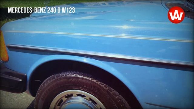 1981 Mercedes-Benz 240 D W123 diesel sedan USA model смотреть онлайн